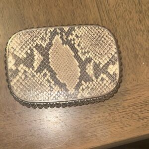 Beauty Creations Snake Print Clutch